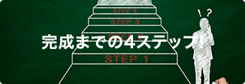 完成までの4ステップへのリンク